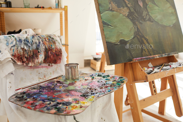 Art Studio Background - Stock Photo - Images