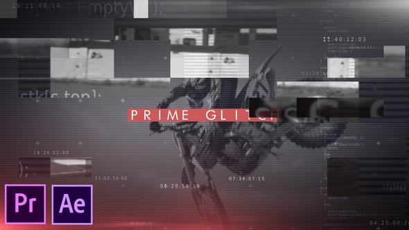 Prime Glitch Intro - Premiere Pro