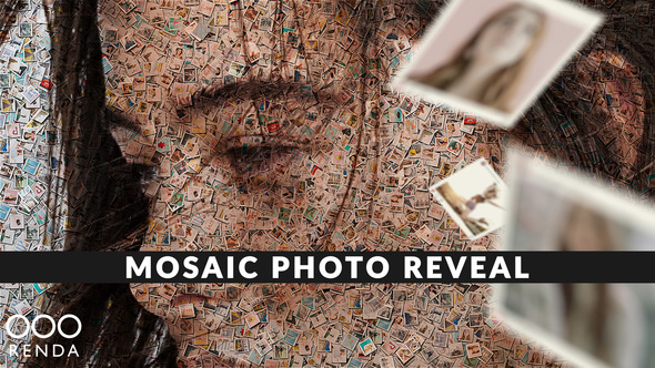 Falling Photos Mosaic Slideshow