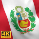 Peru Flag with Emblem - 4K - VideoHive Item for Sale