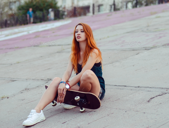 skater girl hair