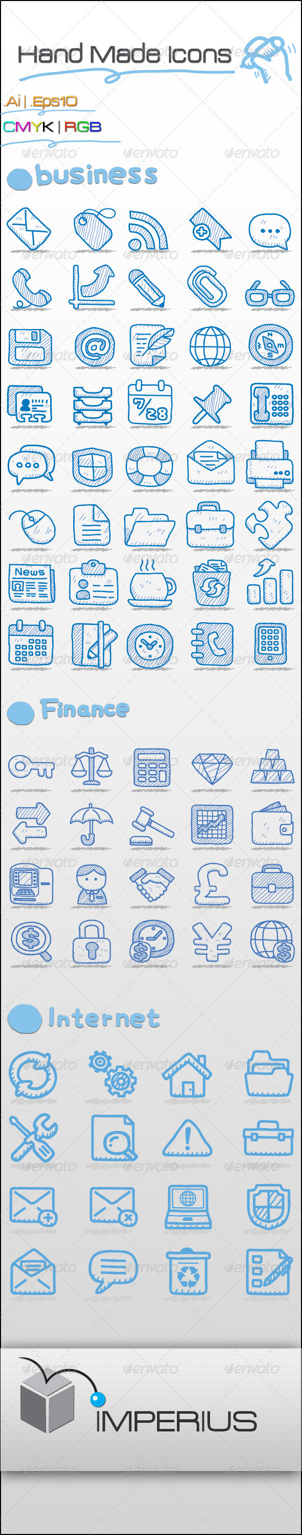Hand Made Icons - Web Technology
