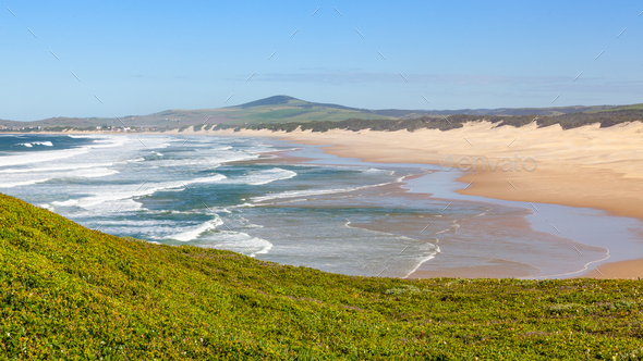 The Beach at Boknes in South Africa - Stock Photo - Images