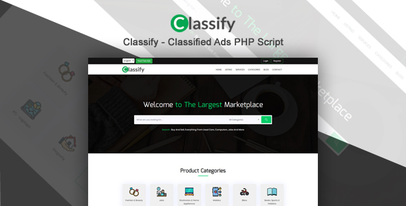 Classify – Classified Ads PHP Script