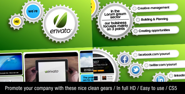 Clean Gear Company - VideoHive 2526856