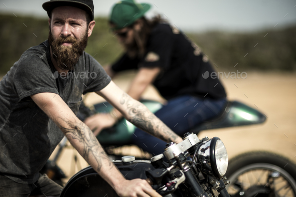 Biker with tattoo Stock Photos, Royalty Free Biker with tattoo Images |  Depositphotos