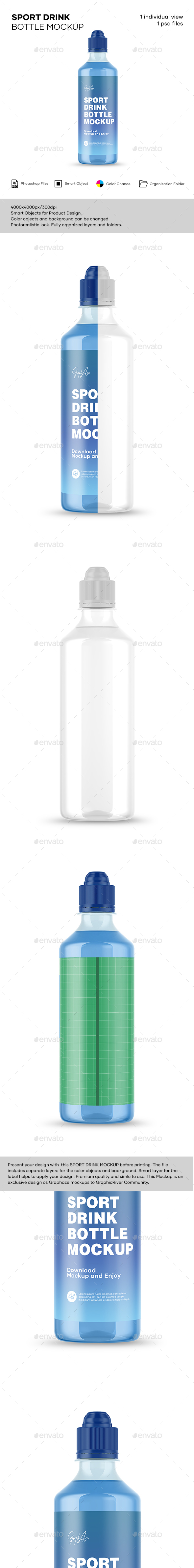 Download Sport Drink Bottle Mockup By Graphaze Graphicriver