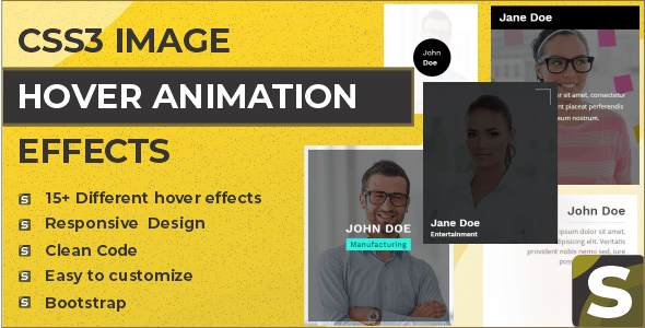 Savy - CSS3 Image Hover Animation Effects