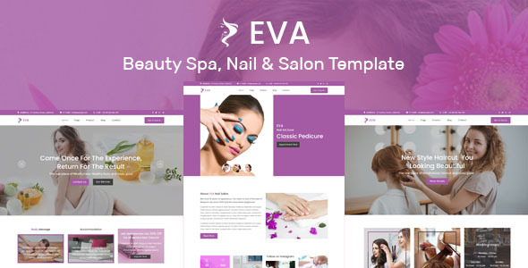EVA- Beauty Spa, Nail & Salon Muse Template