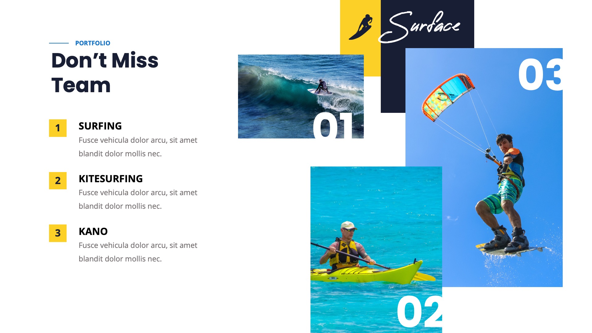 water sports powerpoint presentation