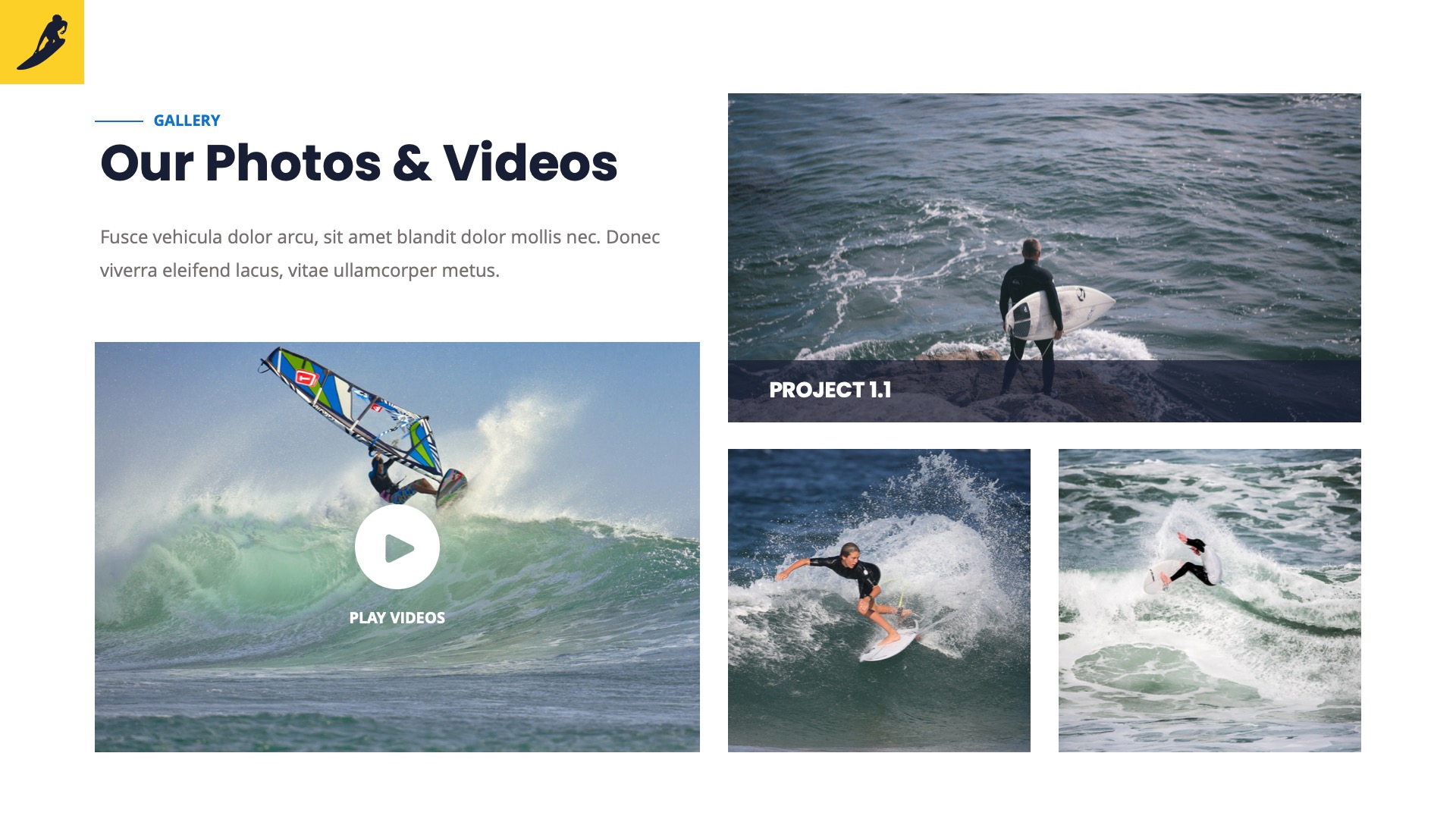 SURFACE Water Sport Keynote Template, Presentation Templates