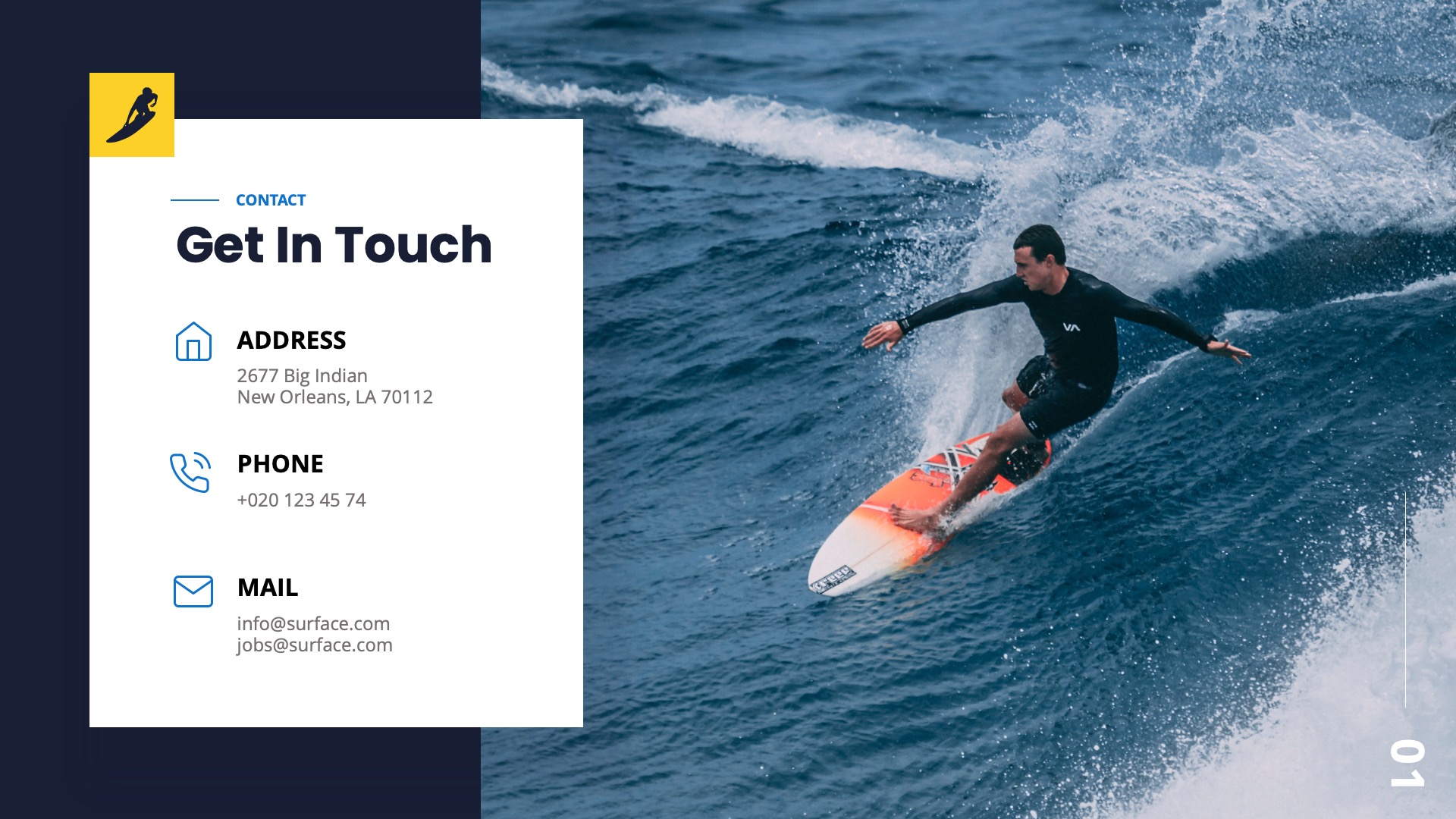 SURFACE Water Sport Keynote Template, Presentation Templates