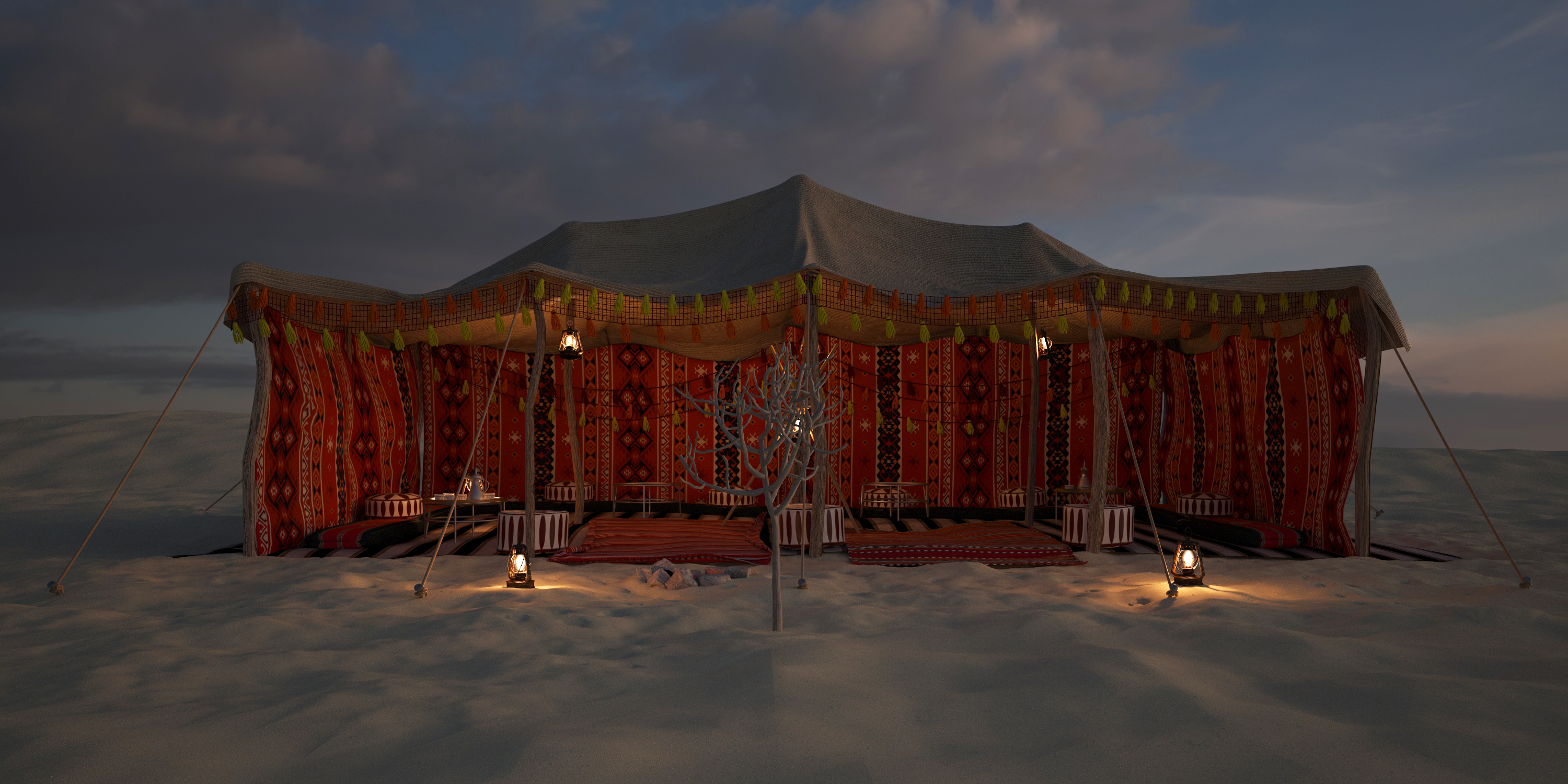 Bedouin Tent by TURBOoOo 3DOcean