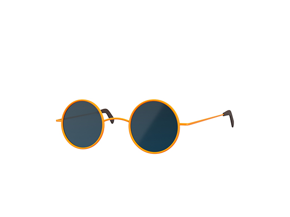 Vintage Round Sunglasses - 3Docean 27030878