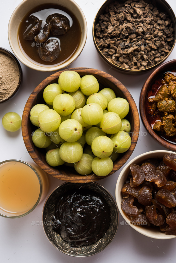 Amla or Indian Gooseberry Products Stock Photo by stockimagefactory
