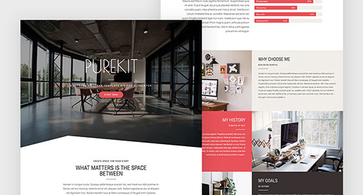 * Elementor Template Kits