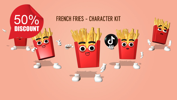 French Fries - Character Kit