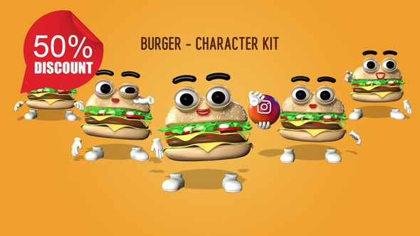 Burger - Character Kit