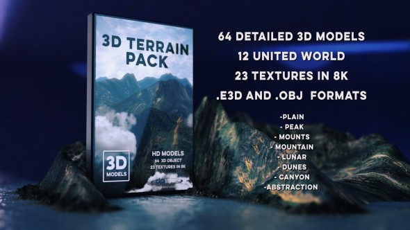 64 Terrain Pack - 3Docean 27038630