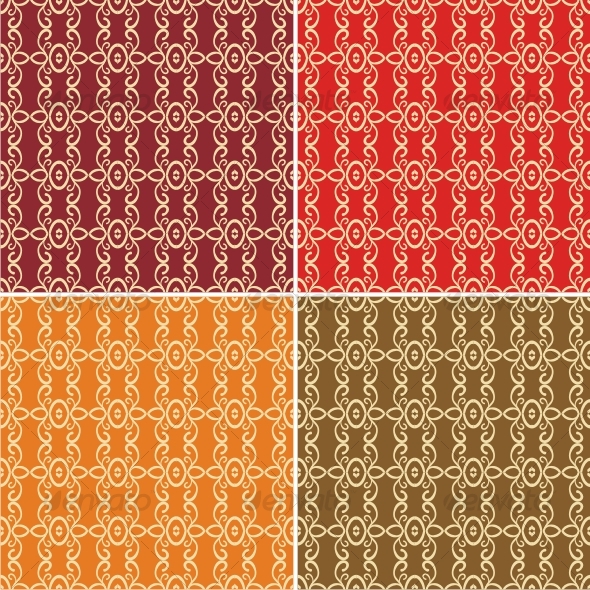 Vector seamless patterns - Backgrounds Decorative