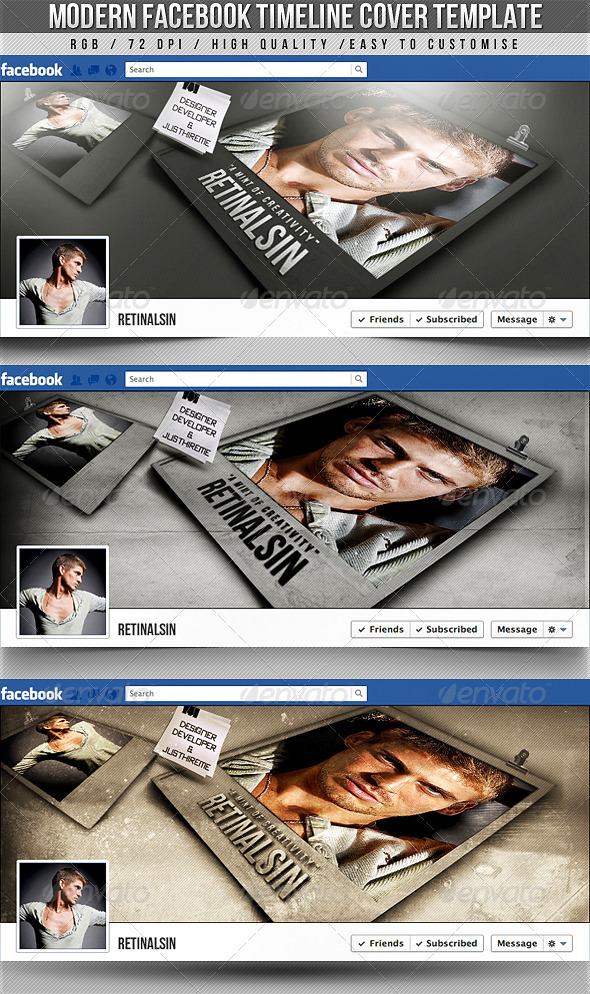 Modern Facebook Timeline Cover - Facebook Timeline Covers Social Media