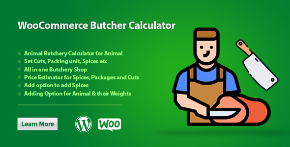 WooCommerce Butcher Calculator