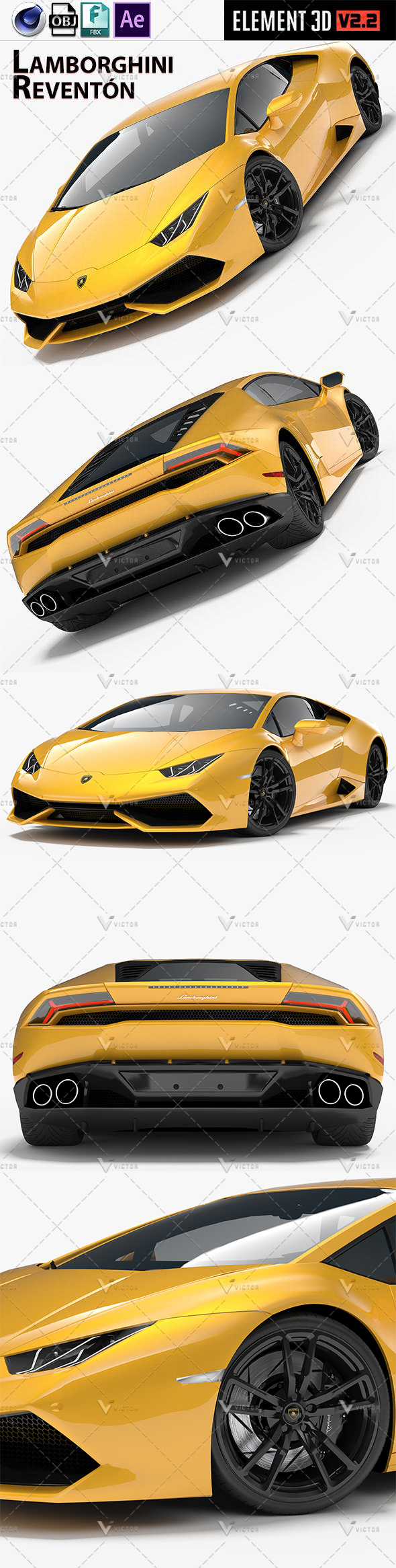 Lamborghini Reventon Reventon - 3Docean 24932849