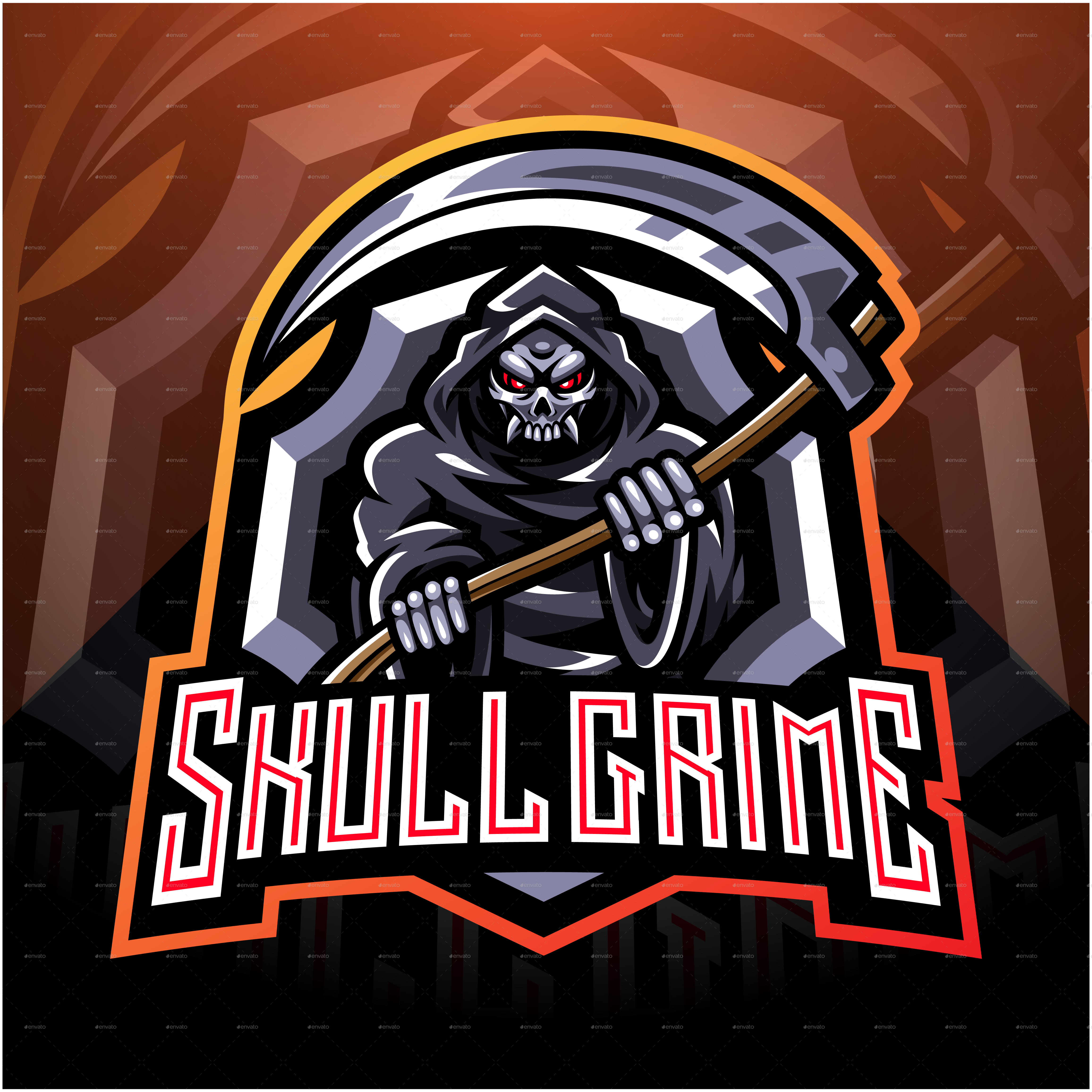 Skull Grime Esport By Visink 