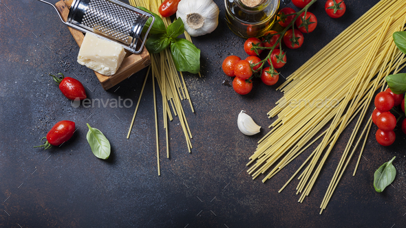 Concept of italian food - Stock Photo - Images