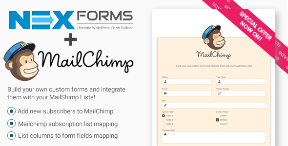 MailChimp for NEX-Forms - CodeCanyon 18030221