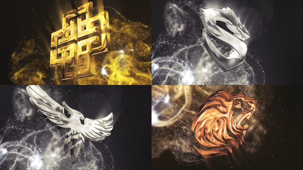 Particle Glossy Logo - VideoHive 27053454