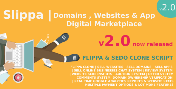 Slippa – Domains,Website & App Marketplace PHP Script