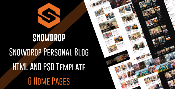 Snowdrop - Personal - ThemeForest 25641087