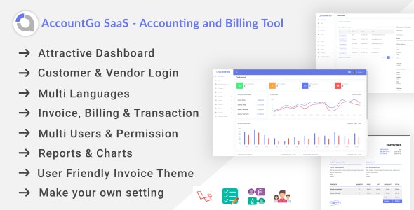 AccountGo SaaS - Accounting and Billing Tool