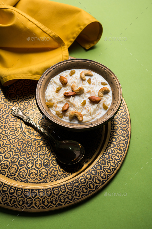 Vermicelli Kheer Seviyan Kheer Stock Photo By Stockimagefactory