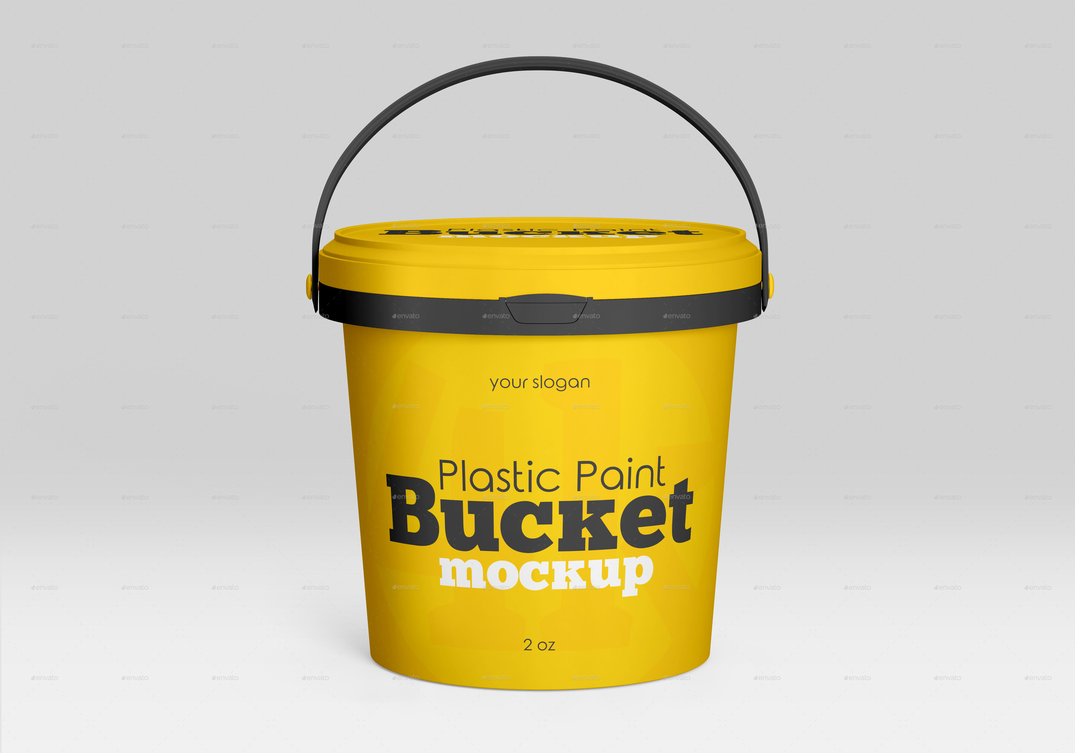 plastic paint bucket