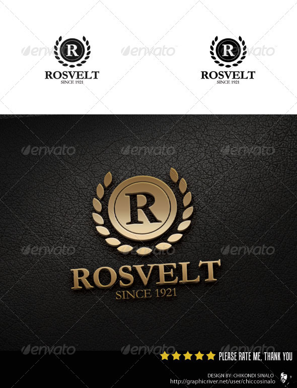 Rosvelt Logo Template - Crests Logo Templates