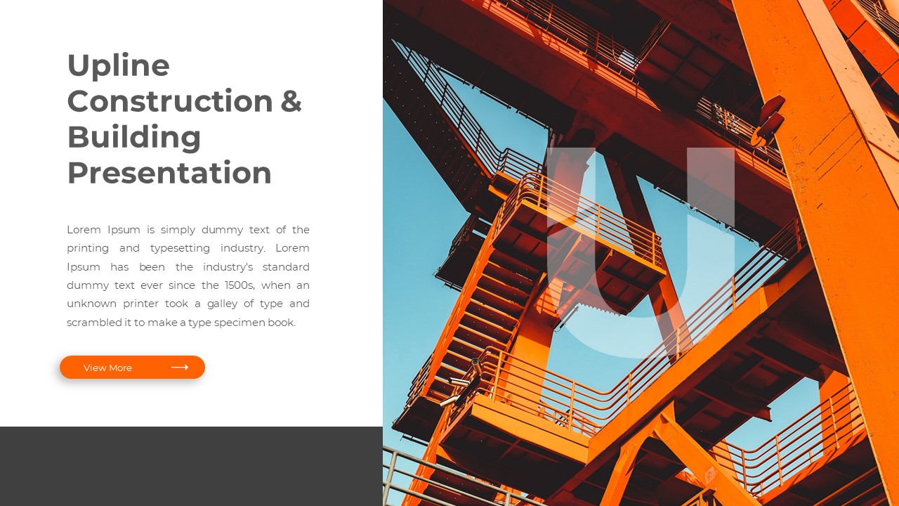 Upline – Construction & Building PowerPoint Template, Presentation ...