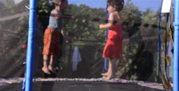 Kids Jumping On Trampoline 3