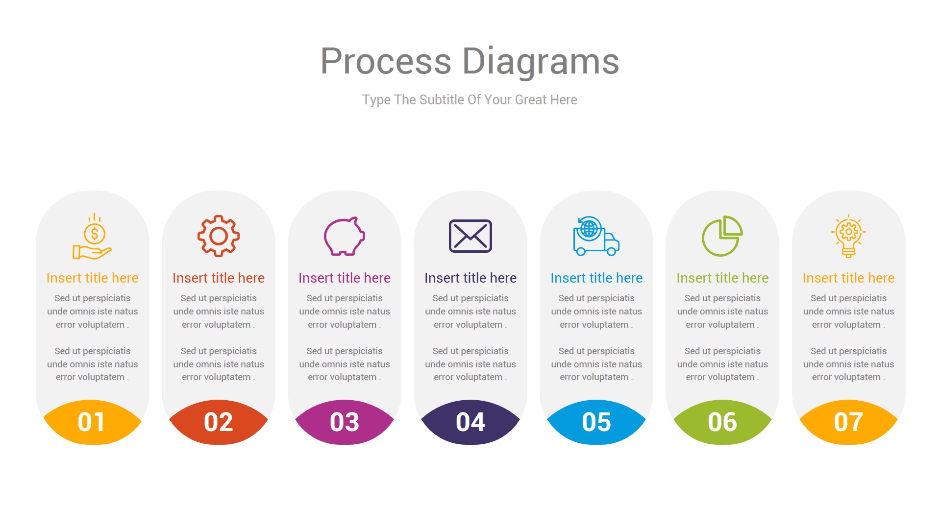 Process Flow Diagram PowerPoint Template by Neroox | GraphicRiver