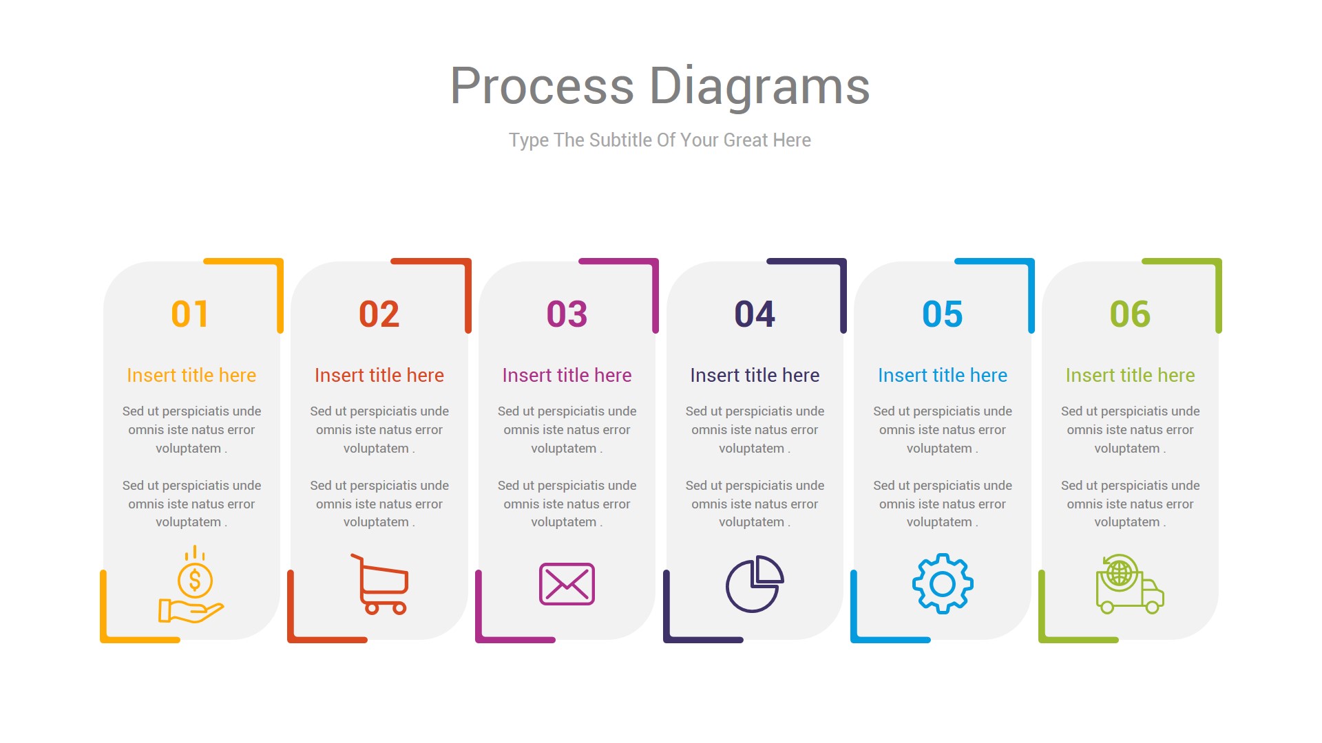 Process Flow Diagram PowerPoint Template by Neroox | GraphicRiver