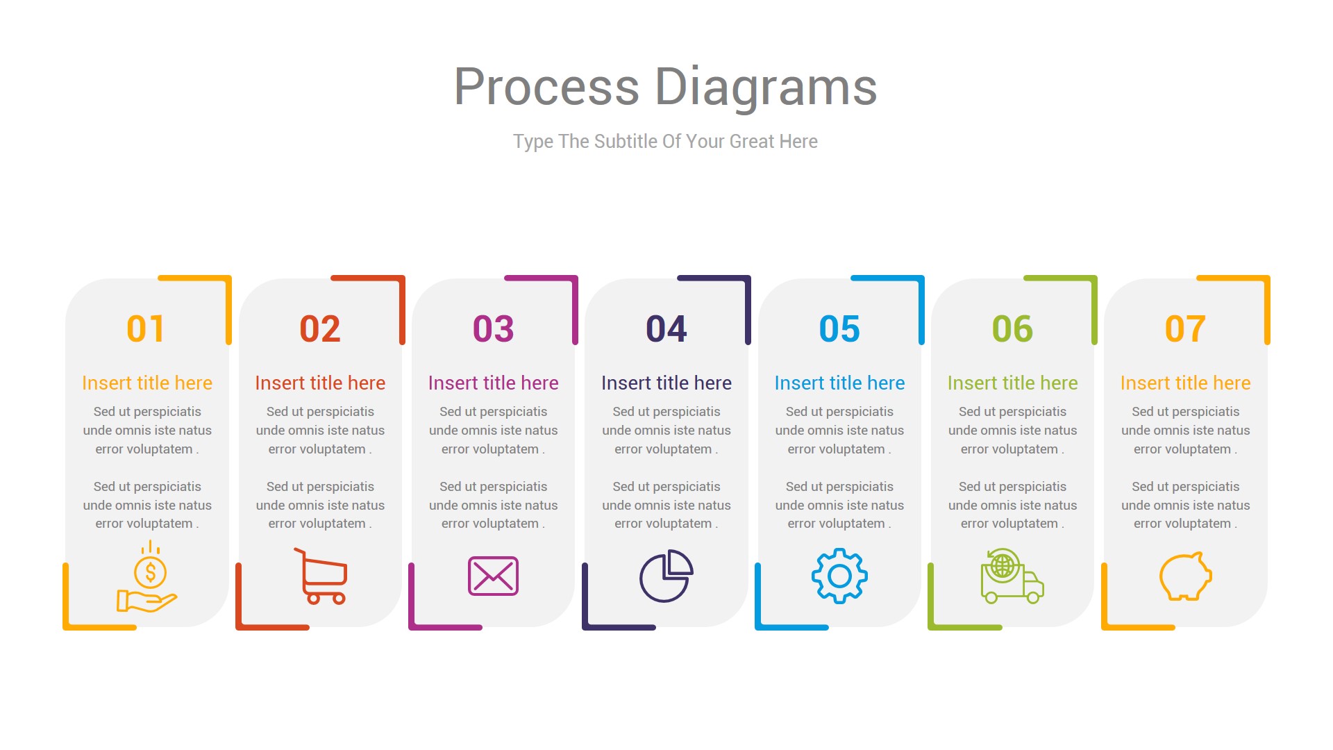 Process Flow Diagram PowerPoint Template by Neroox | GraphicRiver