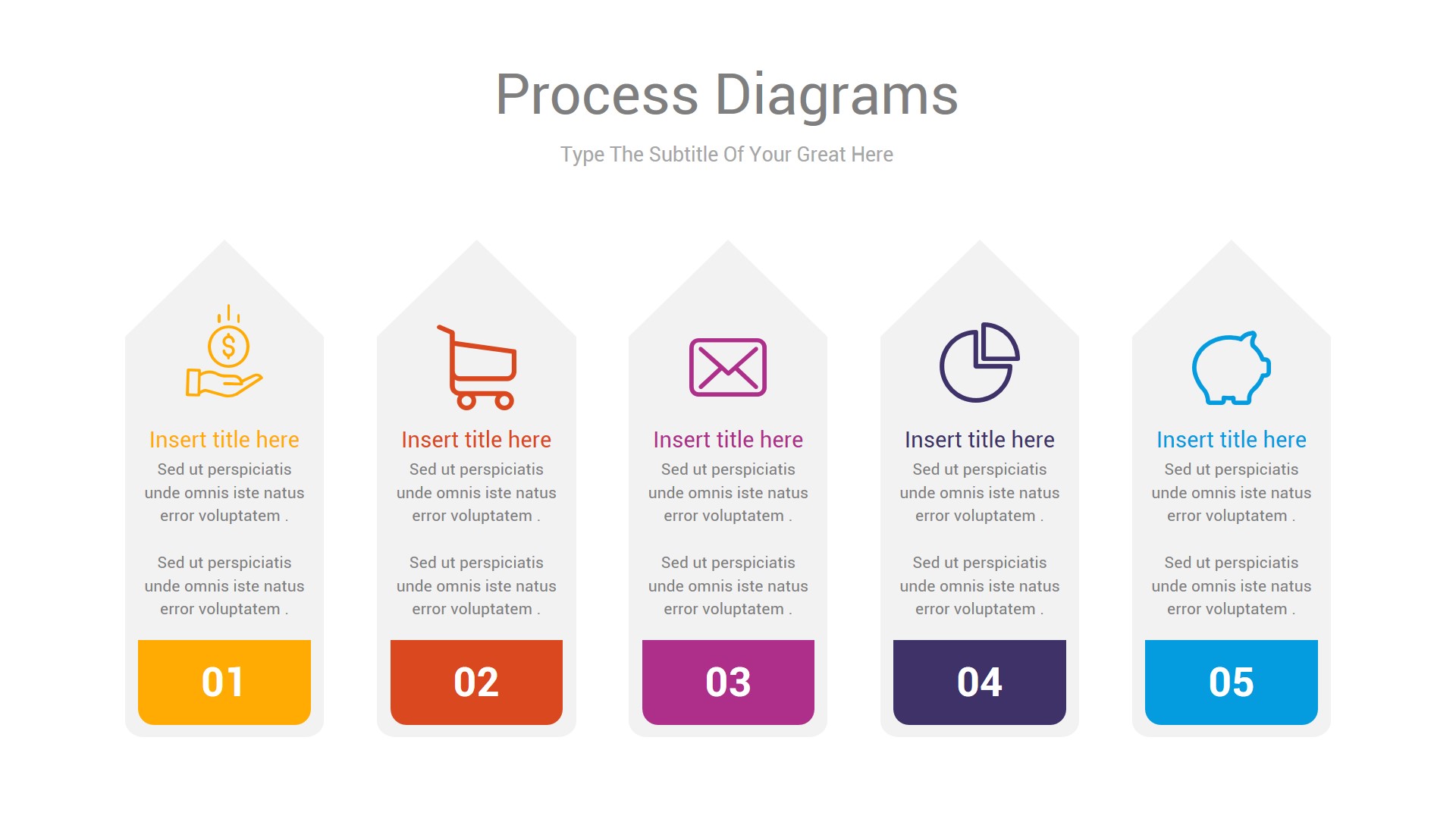 Process Flow Diagram PowerPoint Template by Neroox | GraphicRiver