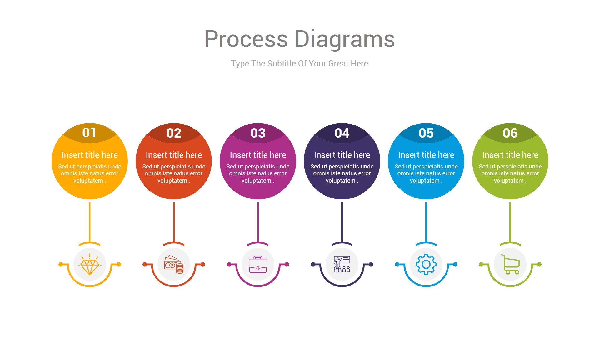 Process Flow Diagram PowerPoint Template by Neroox | GraphicRiver