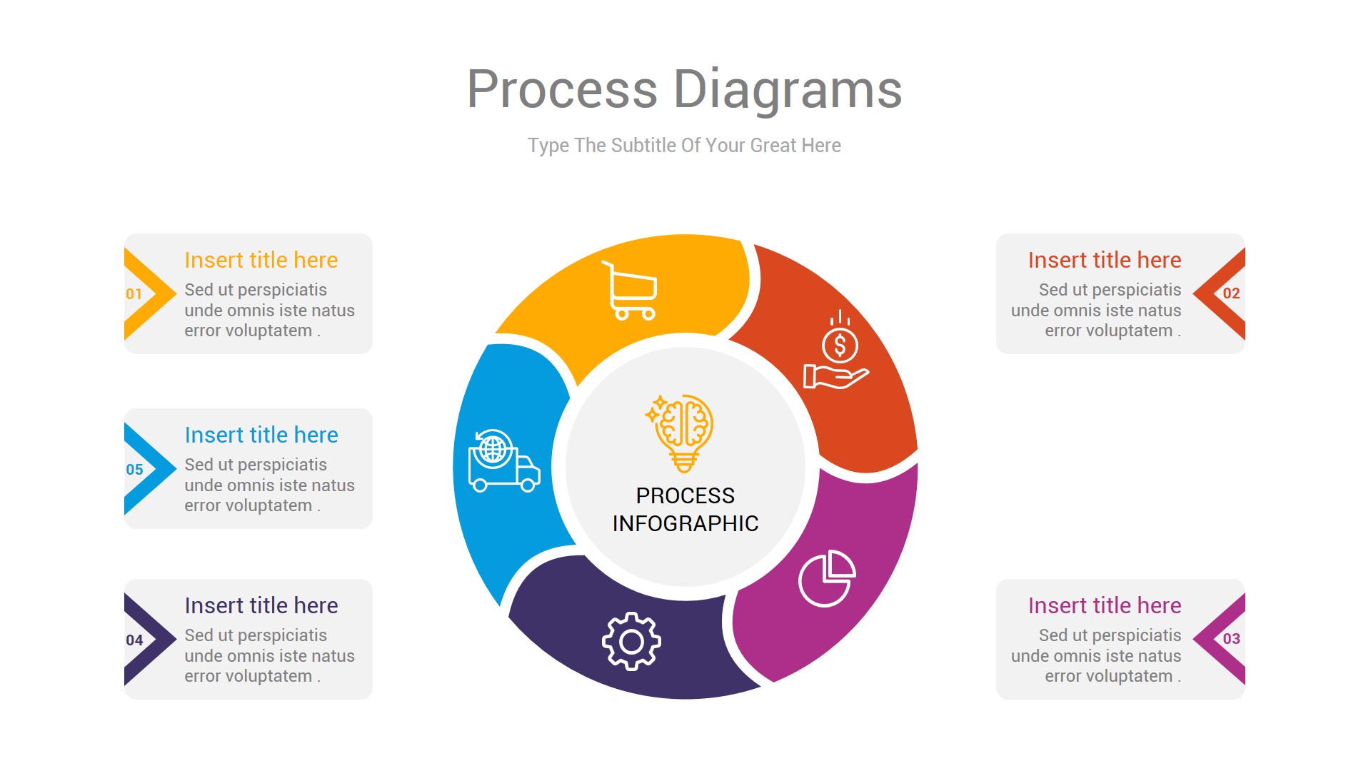 Process Flow Diagram PowerPoint Template by Neroox | GraphicRiver