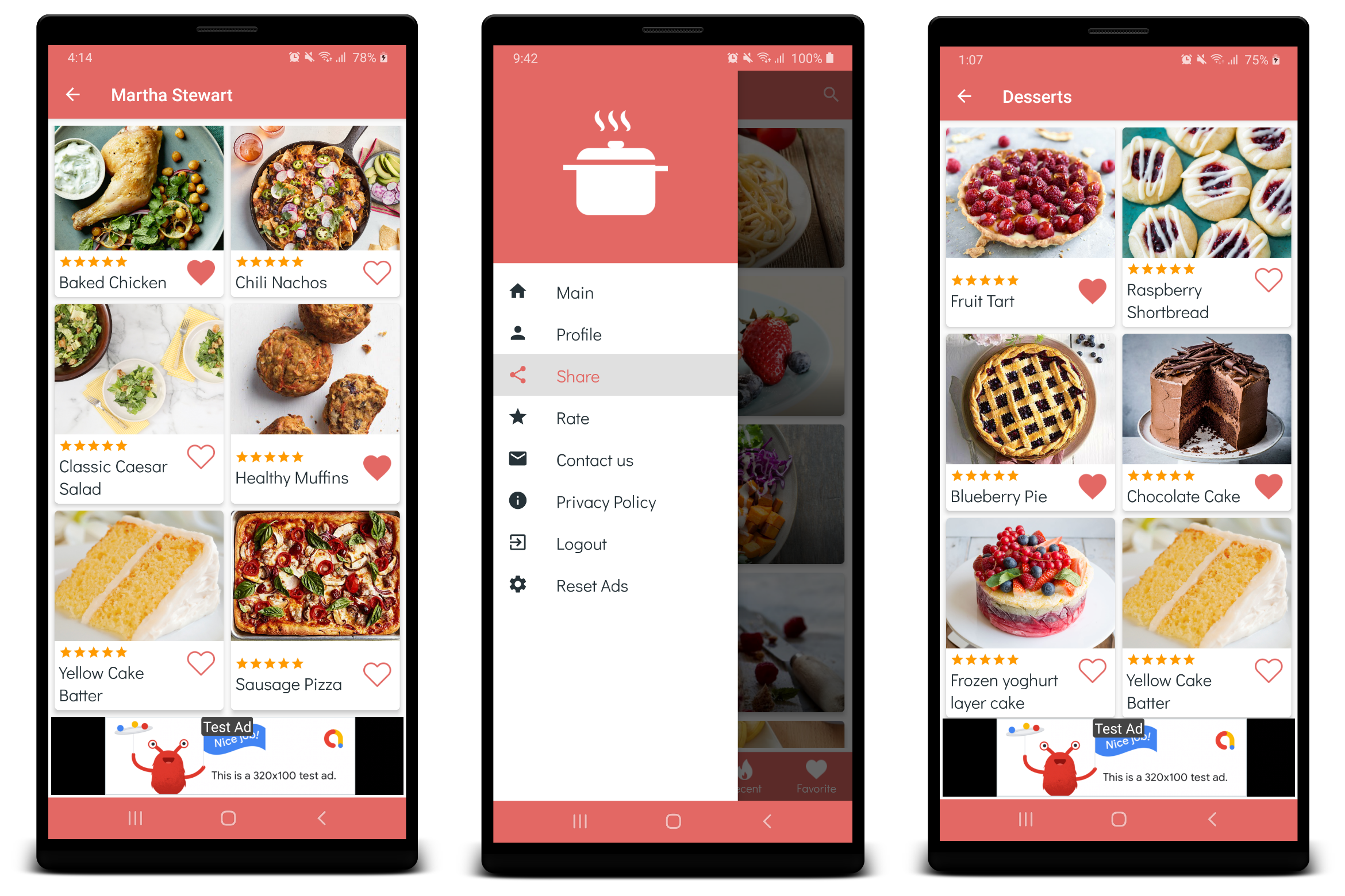 Recipes - Cookbook App for Android by LeenahAlbanna | CodeCanyon