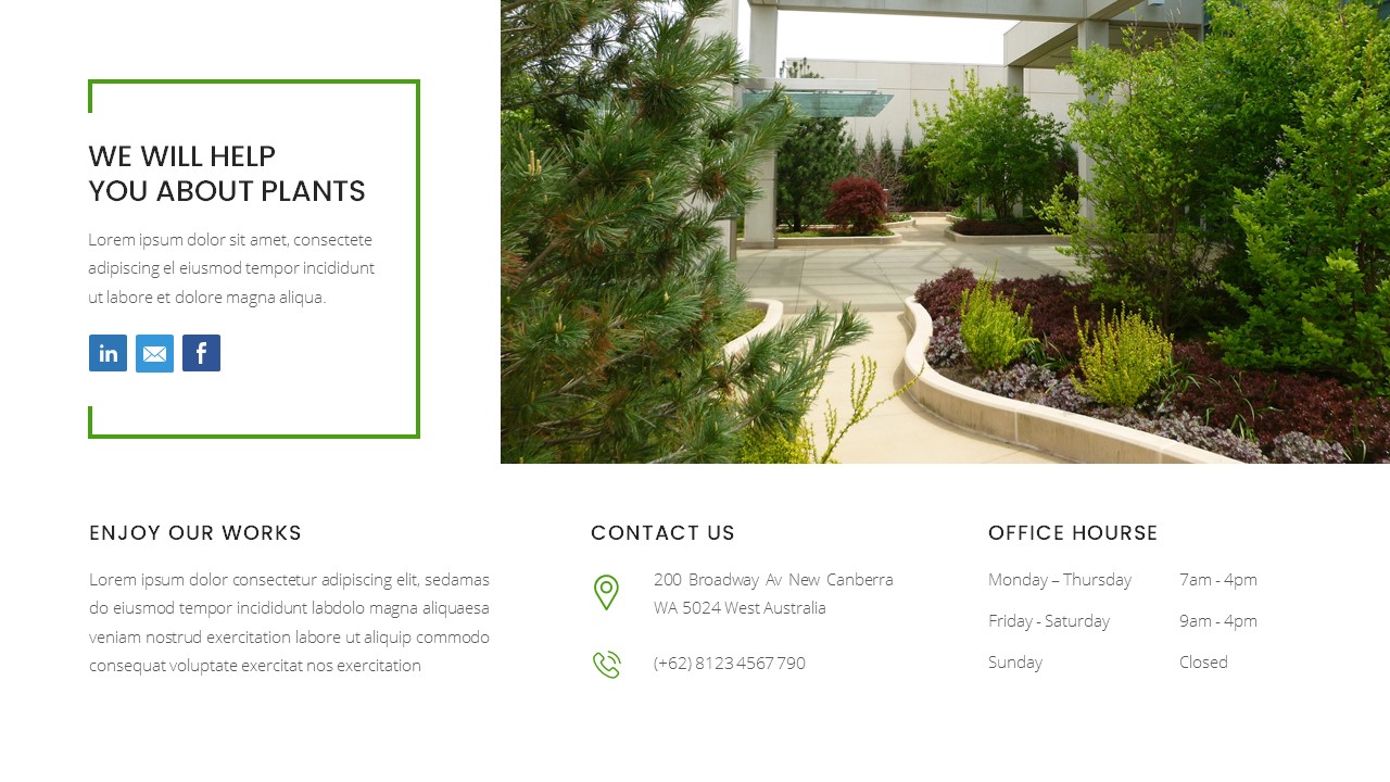 Garderen - Gardening & Landscaping Google Slides Presentation Template ...