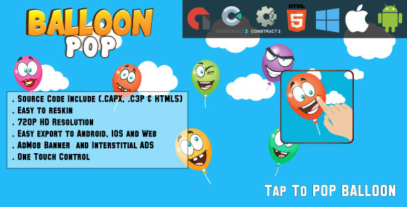 Balloon Pop - CodeCanyon 20759895
