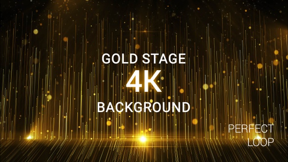 Golden stage projection