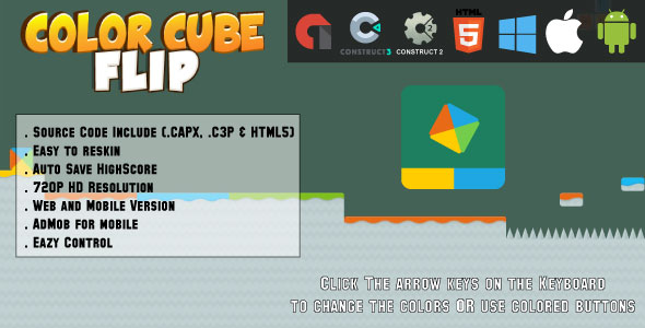 Color Cube Flip - CodeCanyon 21475902